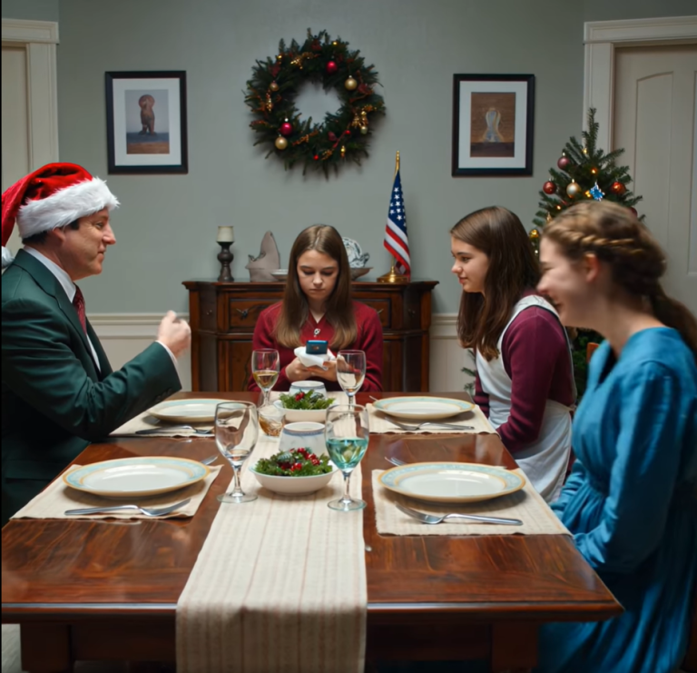 Pendant le dîner de Noël, mon téléphone a vibré : un message vocal de papa. Il était destiné à ma sœur. J’ai écouté, un frisson m’a parcouru l’échine, et ce que j’ai fait ensuite a tout changé.