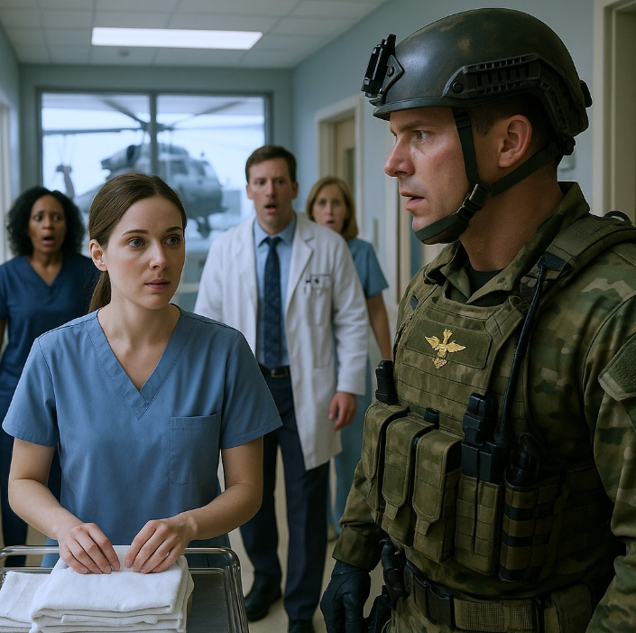 C'était une jeune infirmière discrète… jusqu'à l'arrivée de l'hélicoptère qui ne posa de questions que sur elle.