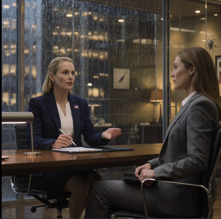 Ils pensaient qu'un billet de vingt dollars et un orage avaient sonné le glas de ma vie, mais cinq ans après que ma sœur ait souri en coin face à mon échec, elle est entrée dans mon bureau pour me supplier de l'embaucher, sans se douter que le patron qui la fixait du regard était LA SŒUR QU'ELLE AVAIT LAISSÉE MOURIR…