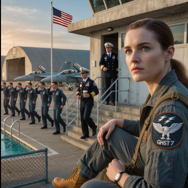 L'amiral l'a renvoyée de la base, puis s'est figé lorsque son indicatif d'appel F-22 a déclenché le salut de tous les SEAL. Elle n'était pas...