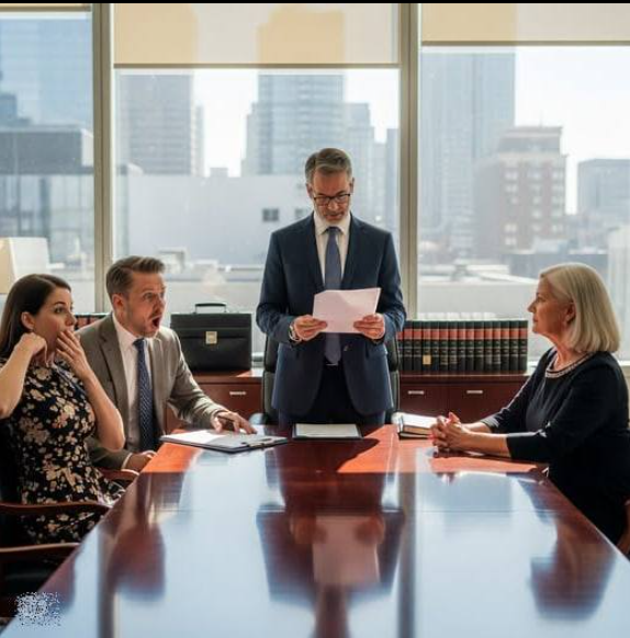 Après le décès de mon mari, mon fils m'a dit : « Ne t'attends à rien de la fortune de papa, estimée à 55 millions de dollars. » Sa femme a ajouté : « C'est nous qui gérons maintenant. » Mais lors de la lecture du testament, les premiers mots de l'avocat les ont laissés tous deux sans voix.