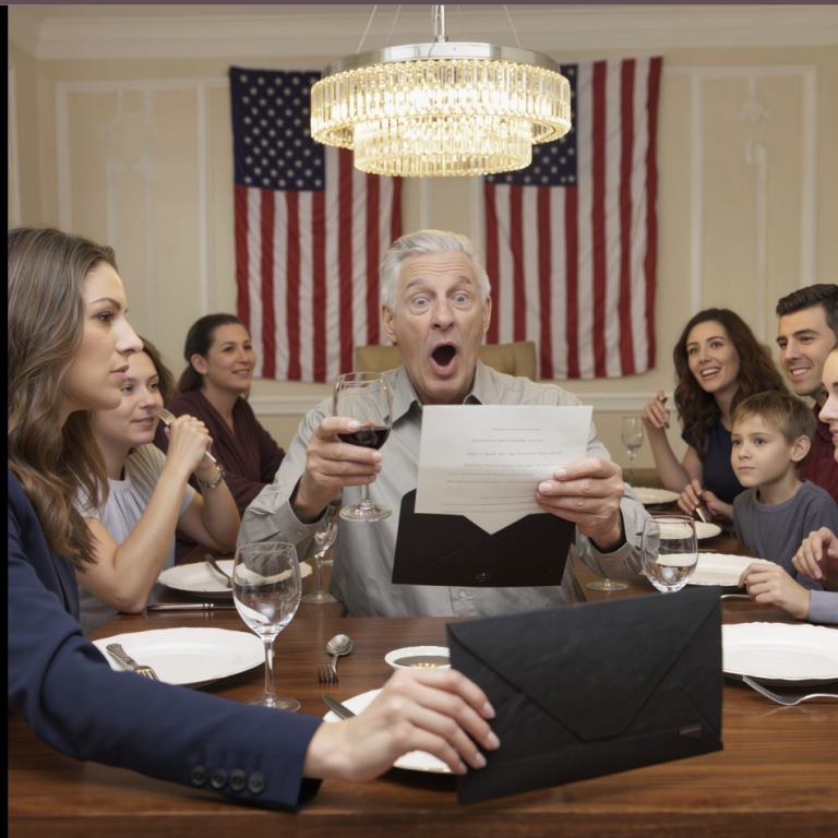 Lors d'une réunion de famille, mon père a lancé : « Je suis fier de tous mes enfants, sauf du perdant ! » Je suis parti… puis revenu avec un cadeau qui a laissé toute la table sans voix.