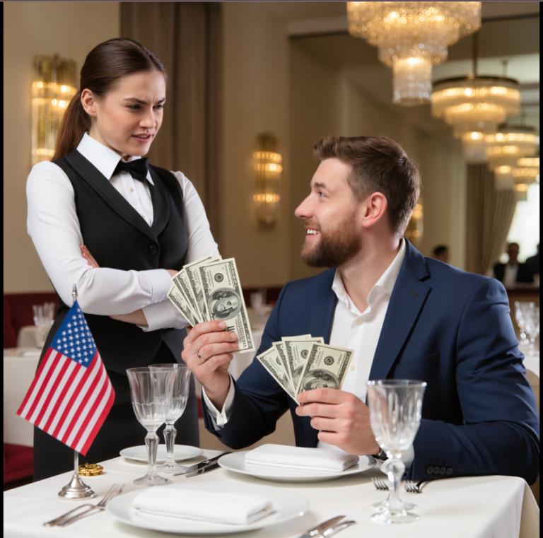 « Je vous donne 100 000 dollars si vous me servez chinois » : un millionnaire se moque d’une serveuse qui parle neuf langues, mais la suite des événements plonge la salle dans un silence stupéfait.