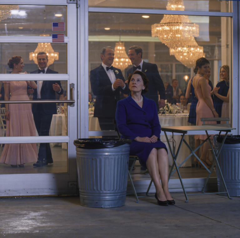 Au mariage de mon fils, on m'a mis près des poubelles. Je suis parti discrètement. Une heure plus tard…