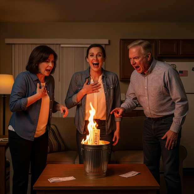 Mes parents ont brûlé mon chèque de 2,5 millions de dollars en disant « Pas de partage, pas d'argent » — ils ne se rendaient pas compte que c'était moi qui détenais le vrai pouvoir.