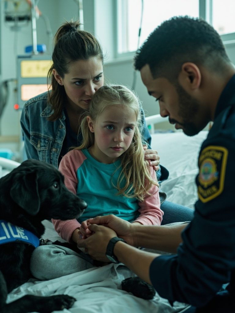 Les larmes coulaient sur ses joues tandis que la jeune fille murmurait : « Il m'a dit qu'il ne me ferait pas de mal. » Paniquée, sa mère l'emmena d'urgence à l'hôpital, où un chien policier découvrit l'horrible vérité qu'elles n'auraient jamais imaginée.