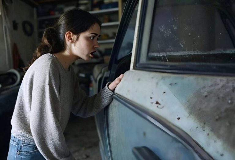 Après la mort de mes parents, j’ai hérité de la vieille voiture de mon père, tandis que mon frère a hérité de la maison et de l’entreprise : je ne comprenais pas pourquoi mon père m’avait laissée cette vieille voiture, jusqu’au jour où je suis entrée dans le garage et ai vu quelque chose d’étrange