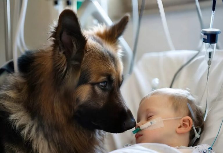 Le garçon ne restait en vie que grâce aux appareils de maintien, et les médecins avaient déjà perdu tout espoir, mais lorsque son chien entra dans la chambre, quelque chose d’inattendu se produisit