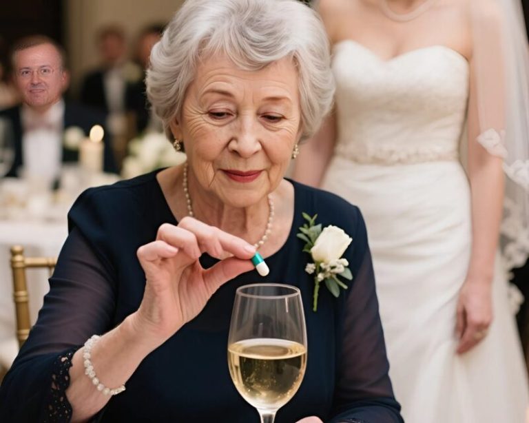 Lors de ma réception de mariage, j’ai vu ma belle-mère glisser quelque chose dans mon verre lorsque personne ne regardait