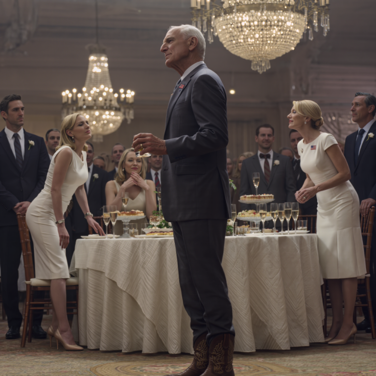 Je suis entrée dans la somptueuse fête de fiançailles de mon fils, les lèvres de ma future belle-fille se sont étirées en un sourire : « Ce vieux plouc qui sent le bétail est venu lui aussi ? » Je me suis retournée pour partir, mais mon fils m'a retenue et m'a murmuré une seule phrase qui m'a figée sur place au milieu de la salle de bal…