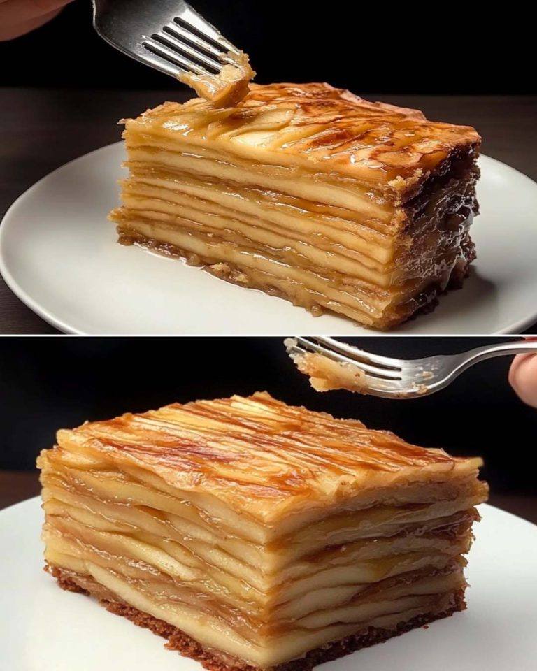 Beaucoup de pommes, pas de pâtes ! Pas de farine ! Pas d’œufs ! Le dessert aux pommes qui rend le monde fou !