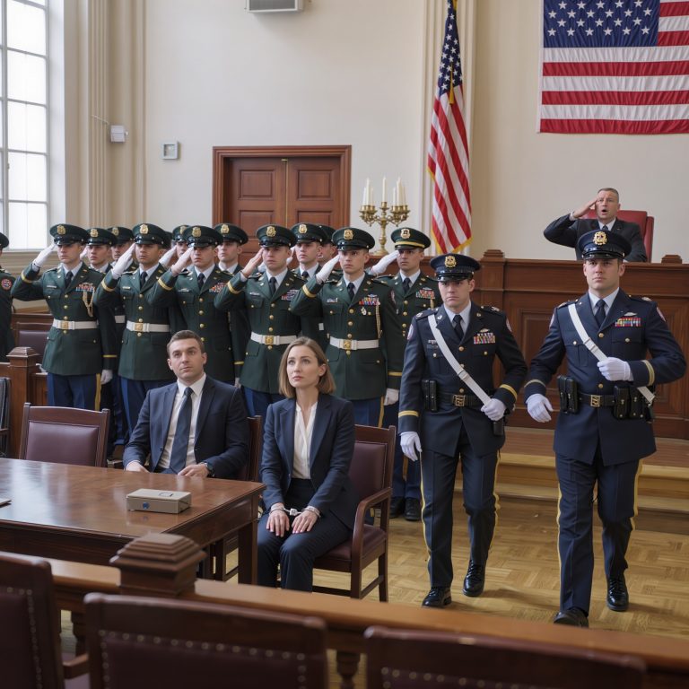 Au tribunal, on m'a traité de fou. Puis douze bérets ont fait irruption, m'ont salué « Major » et ont arrêté mon frère. « Mademoiselle Rener », a dit le juge.