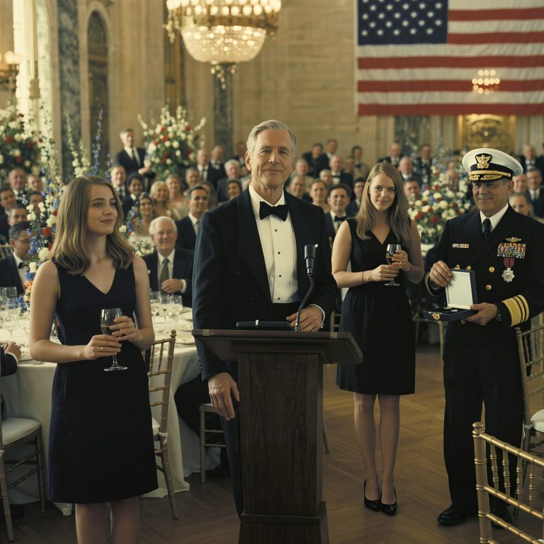 Mon père s'est moqué de moi devant des sénateurs — jusqu'à ce qu'une médaille change la donne. Lorsqu'un homme décoré