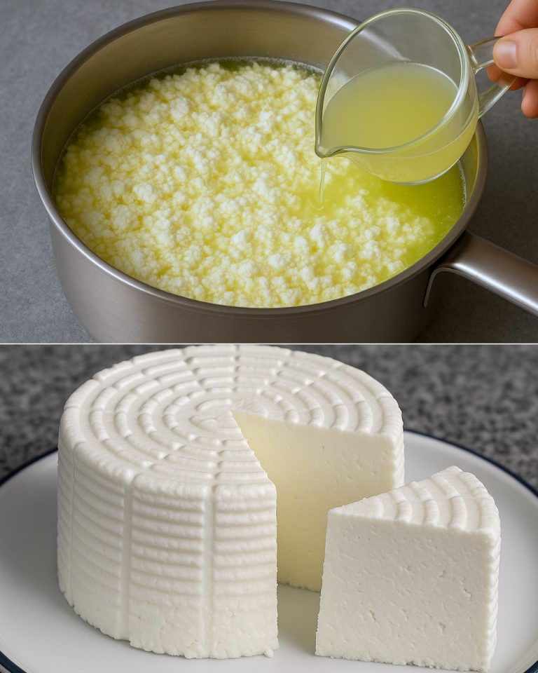 FROMAGE FAIT MAISON AVEC 3 INGRÉDIENTS