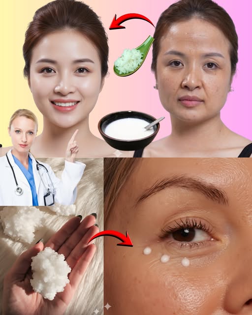 «  Recette de Crème Visage de Nuit pour Éliminer Naturellement les Rides et les Taches »