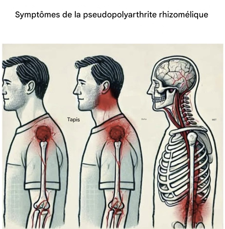 Symptômes à surveiller pouvant indiquer une pseudopolyarthrite rhizomélique