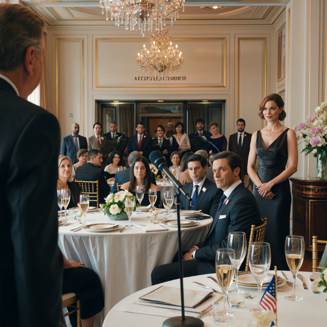 Au mariage de mon fils, mon père m'a présenté à mes riches parents en disant : « Voilà la honte familiale dont nous sommes condamnés. » Ils ont tous ri. Jusqu'à ce que son ami s'exclame, stupéfait : « N'êtes-vous pas ce milliardaire… qui a racheté ma société ? »