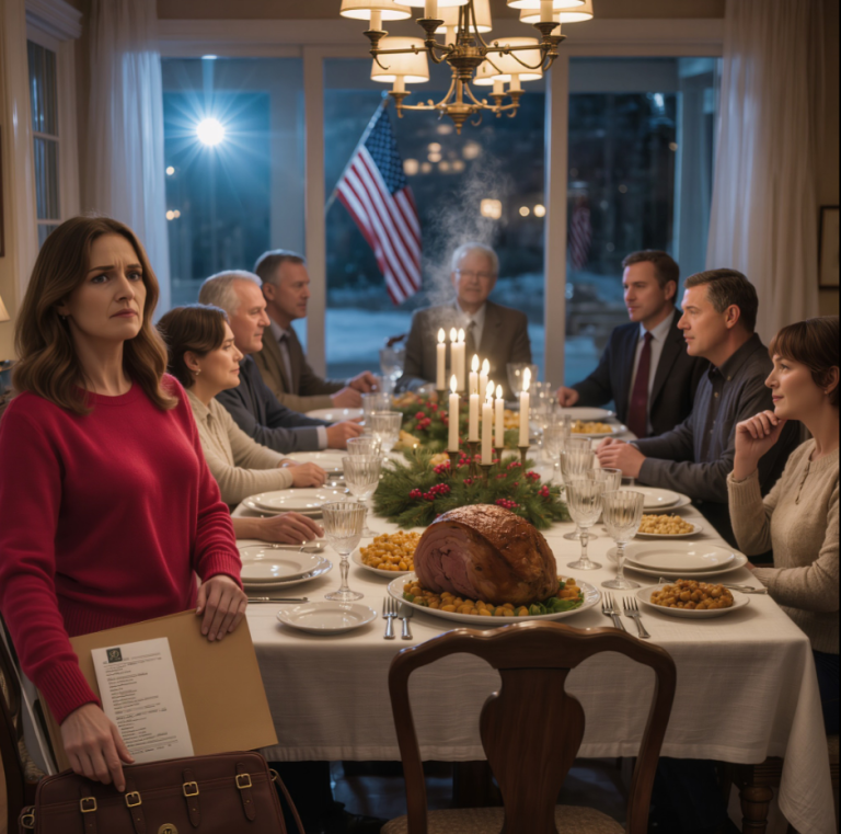 Au dîner de Noël, mon père m'a traité de sangsue — alors j'ai fait mes valises le soir même. On pouvait le sentir.
