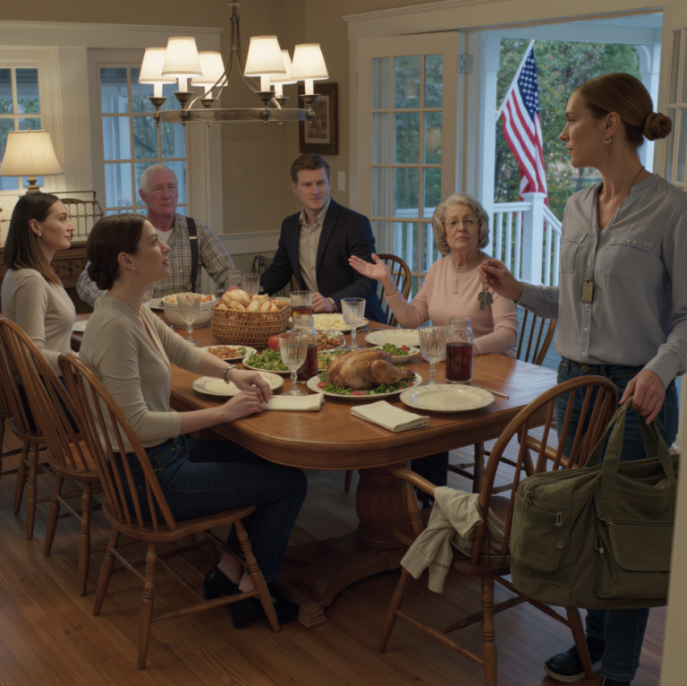 Lors du dîner familial, ma sœur m'a dit : « Tu peux prendre la chambre d'amis. Ou déménager. » Alors moi… je suis le capitaine Ray.