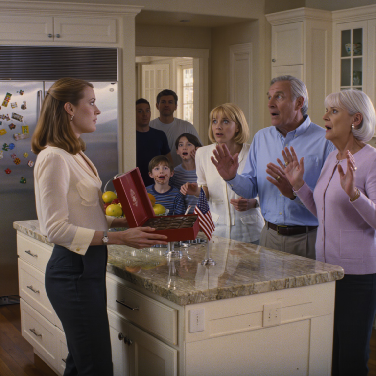 Mes parents m'ont envoyé une boîte de chocolats artisanaux pour mon anniversaire. Le lendemain, ils m'ont appelée avec ma sœur : « Alors, tu as aimé les chocolats ? » J'ai souri et répondu : « Oh, je les ai donnés à mon petit frère et aux enfants de ma sœur. Ils adorent les sucreries. » Un silence de mort s'est installé… Puis, tous les trois ont crié en même temps : « Qu'est-ce que tu as fait ?! » J'ai froncé les sourcils. « Pourquoi ? Qu'est-ce qui ne va pas ? »