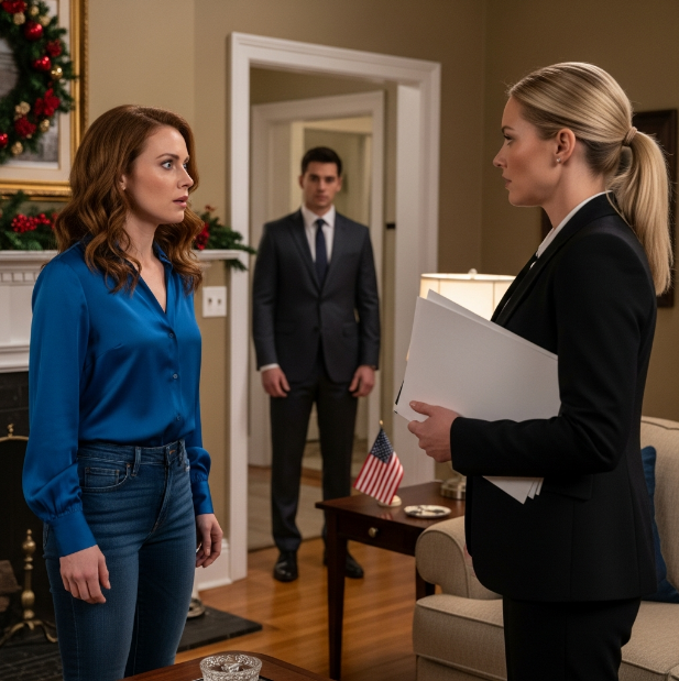 Ma sœur a triplé mon loyer à 6 800 $ à Noël — 20 minutes plus tard, un coup à la porte lui a fait perdre son sourire.