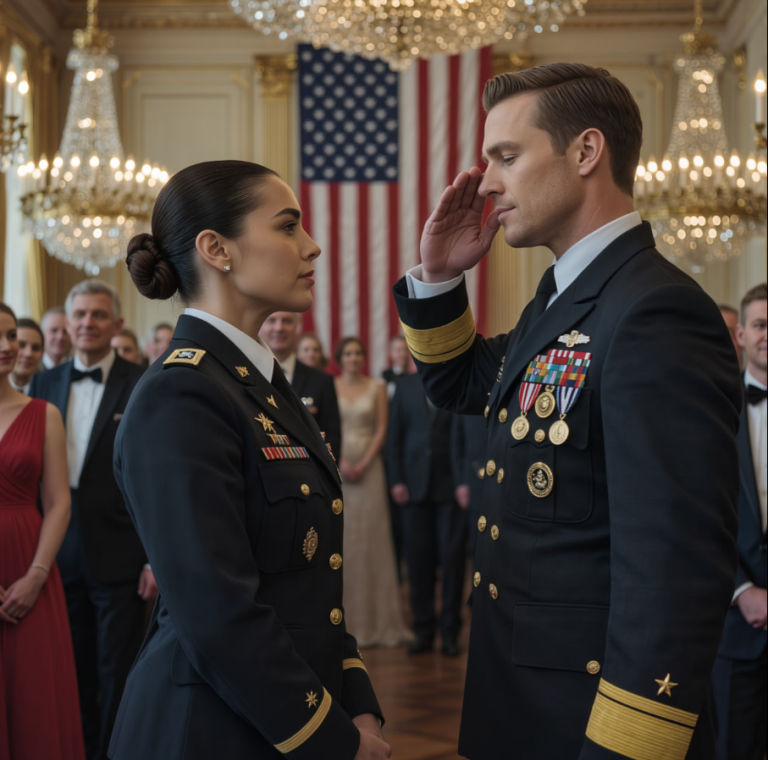 Elle s'est moquée de moi comme si je ne valais rien, devant des centaines de personnes. Mais quand son époux s'est incliné et a dit « Madame… Commandant », on aurait pu entendre les mâchoires se décrocher.