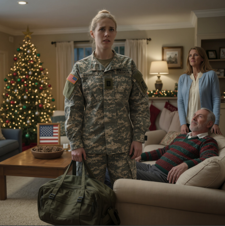 Pendant mon déploiement en Afghanistan, mon beau-père m'a appelé : « J'ai vendu le chalet de ton père pour rembourser nos dettes et financer le voyage de Chloé en Europe ! » Il a ri. J'ai répondu calmement : « Merci pour les nouvelles. » Il ne comprenait pas comment j'avais pu rester aussi sereine. À mon retour,