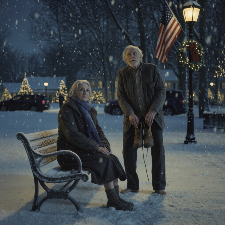 Mon mari m'a remplacée par une femme plus jeune la veille de Noël. Assise sur un banc, je grelottais dans la neige. Apercevant un homme pieds nus qui transpirait de froid, j'ai ôté mes bottes d'hiver et les lui ai données. Deux heures plus tard, dix-sept 4x4 noirs m'ont encerclée. L'homme est sorti et a simplement dit quelque chose qui…