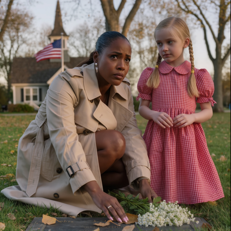 Après être sortie de prison après huit ans, j'ai apporté un bouquet de fleurs sur la tombe de mon mari et j'ai vu une petite fille debout près d'une pierre tombale vierge ; elle a doucement tiré sur ma main et a dit quelque chose qui m'a figée : « Madame, il n'y a personne… aimeriez-vous entendre un secret ? »