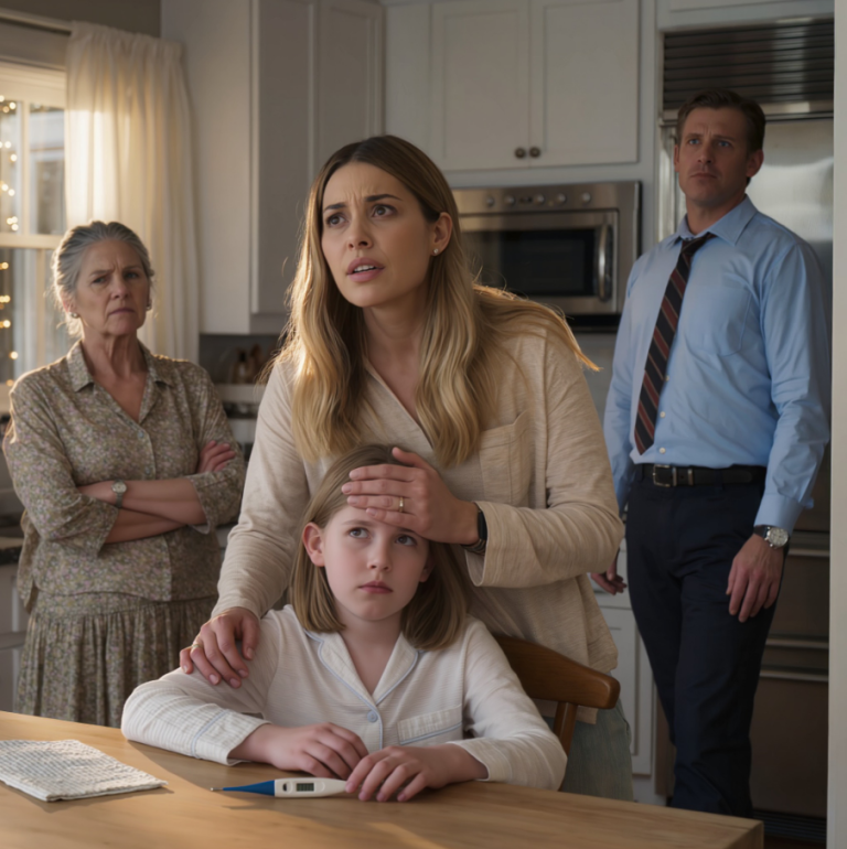 Ma pauvre fille était malade, et en m'occupant d'elle, j'ai pris du retard pour préparer le dîner…