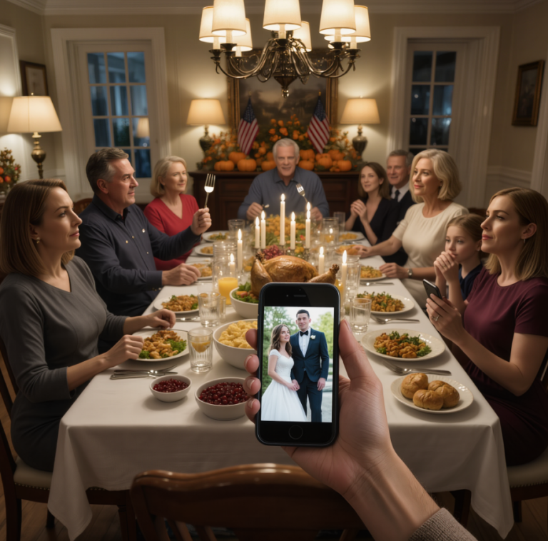 À Thanksgiving, ma sœur a trinqué, m'a regardée droit dans les yeux devant toute la famille et a dit : « Soyons honnêtes, elle n'aura jamais de vraie carrière ni de famille », et tout le monde a ri comme si c'était une simple plaisanterie, mais j'ai continué à sourire, car je savais déjà qu'avant même que la tarte à la citrouille ne soit servie, je transformerais leur chaleureux dîner de fête en mon annonce.