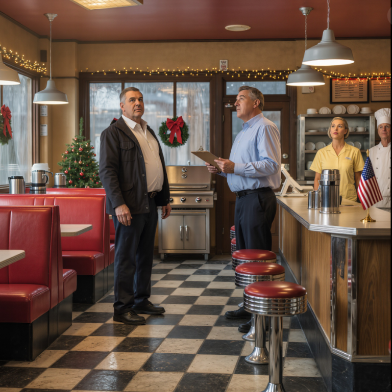 Un patron infiltré commande des toasts dans son propre restaurant — mais un chuchotement derrière le comptoir le fige sur place.