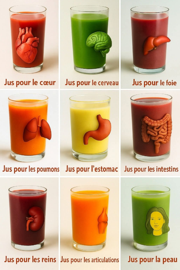 Les jus qui prennent soin de ton corps naturellement