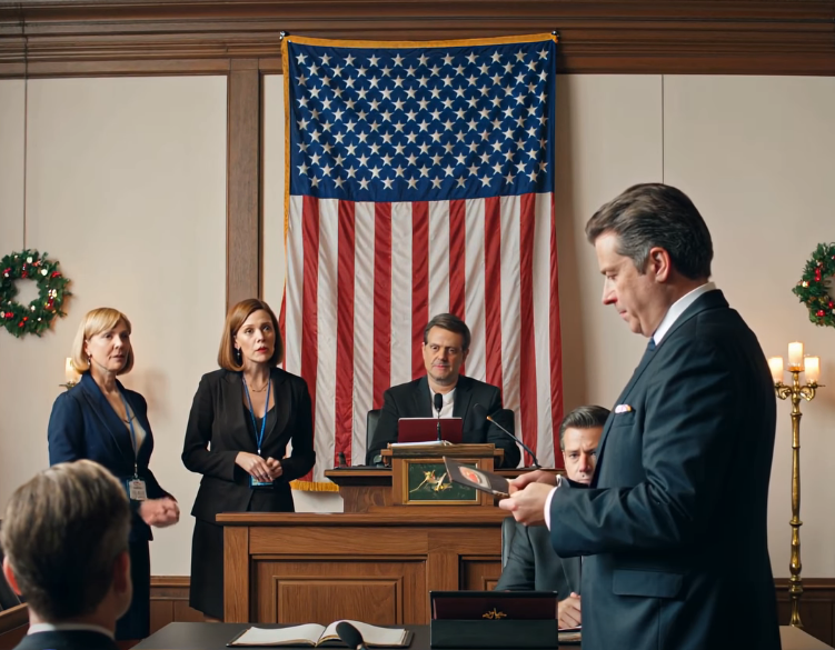 Mon ex-femme a déposé une demande d'ordonnance restrictive, affirmant que je la suivais depuis des mois. Au tribunal, j'ai discrètement remis mon passeport au juge — toutes les pages étaient tamponnées pour ma mission professionnelle à Singapour.