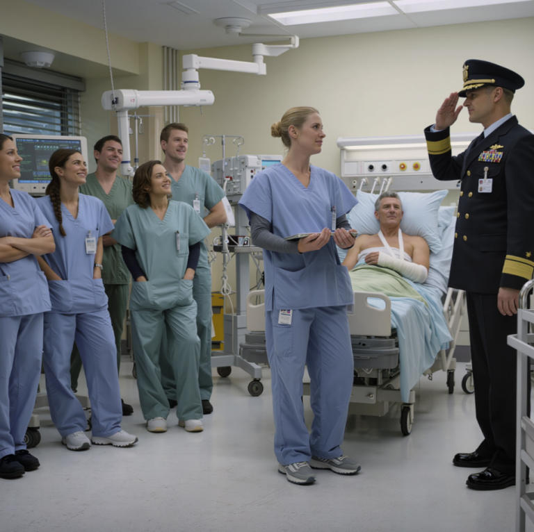 Les médecins se sont moqués de « l'infirmière débutante » — jusqu'à ce qu'un capitaine des SEAL blessé la salue à 20h11.