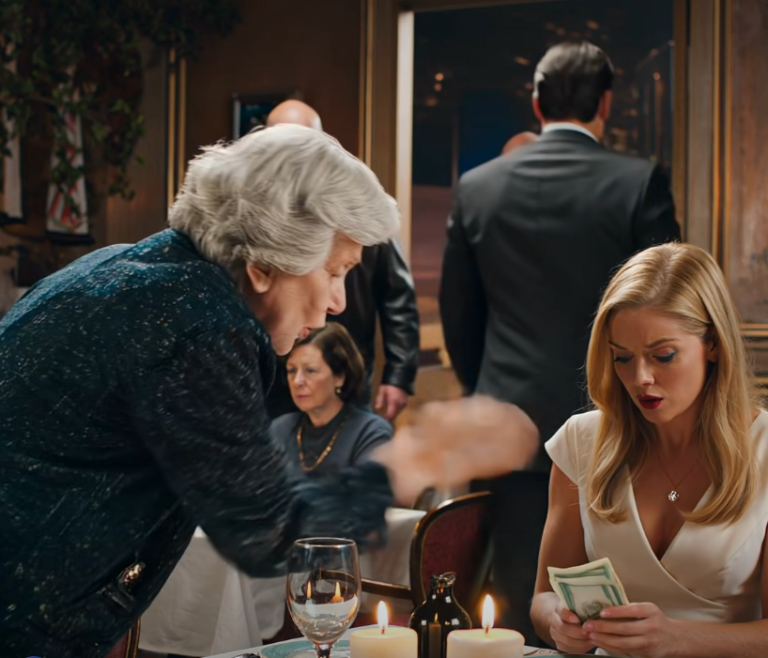 Pendant notre premier dîner romantique, mon mari est sorti pour répondre à un appel. Une dame âgée à la table voisine m'a glissé de l'argent dans la main en chuchotant : « Appelle un taxi et sors par la fenêtre des toilettes. » J'ai failli y passer.