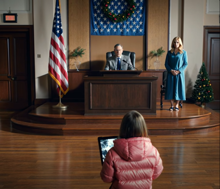 Mon mari a demandé la garde exclusive, me traitant d’« instable ». Ma fille a demandé au juge : « Puis-je vous montrer ce que fait papa ? » Lorsque l’écran s’est illuminé, le juge a ordonné… LA FERMETURE DES PORTES.