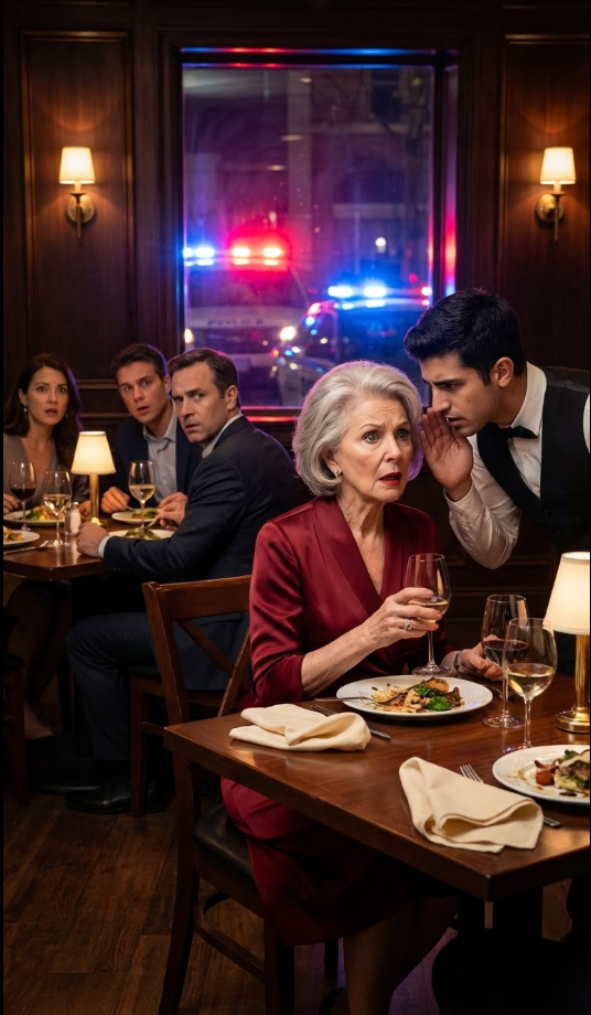 Je dînais dans un restaurant chic avec ma fille et son mari. Après leur départ, le serveur s'est penché et m'a chuchoté quelque chose qui m'a figée sur place.