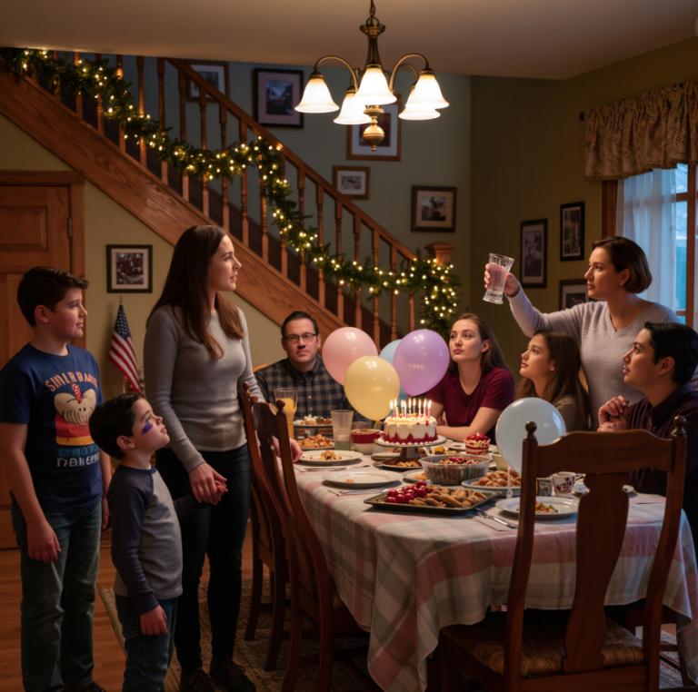 Lors de la fête de Noël, mon grand-père m'a demandé : « Expliquez-moi pourquoi des étrangers vivent dans la maison que je vous ai donnée. » Je n'avais aucune idée de ce qu'il voulait dire, mais lorsque j'ai vérifié les caméras de sécurité et que j'ai vu les visages de mes parents et de ma sœur, j'ai tout compris — et trente minutes plus tard, la police est arrivée.