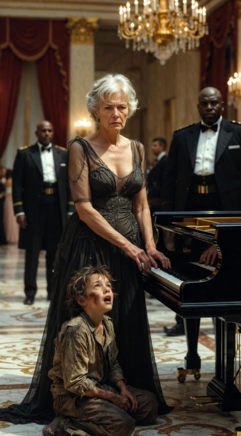 « Elle a demandé à jouer une chanson en échange de nourriture… Ce qui s’est passé ensuite a détruit tout l’empire d’une philanthrope. »