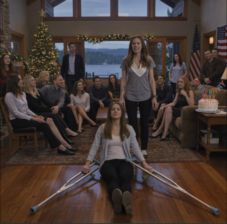 Le jour de l'anniversaire de mon père, ma sœur m'a arraché la béquille des mains en me criant : « Arrête de faire semblant, tu t'en sers juste pour ne rien dire ! » Mes proches ont ri tandis que je m'écroulais par terre. Aucun d'eux ne se doutait que mon chirurgien était juste derrière eux.