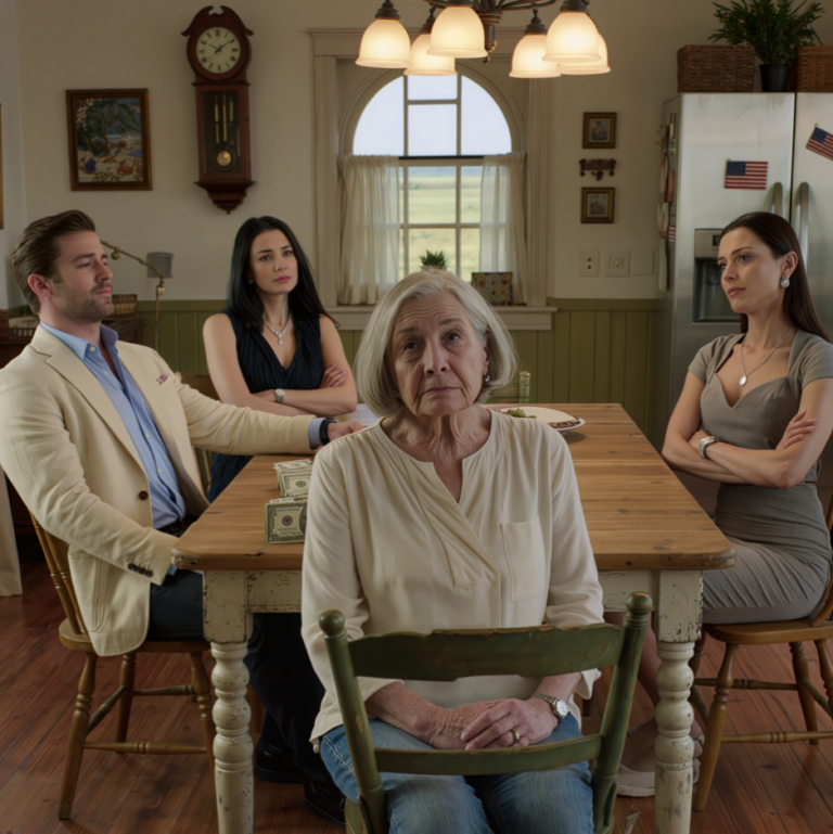 Mon fils a vendu en secret mon ranch de 4 millions de dollars, m'a glissé un chèque de 15 000 dollars dans la main et m'a dit : « Maman, tu es un tel fardeau, va vivre dans la rue. » Mais lors de notre dîner d'adieu, quand l'avocat est entré avec des dossiers et des preuves qu'il avait falsifié les documents et investi l'argent dans les cryptomonnaies jusqu'à ce qu'il disparaisse, la salle entière est devenue silencieuse et mon fils a compris qu'une année de travail non rémunéré n'était que le début.