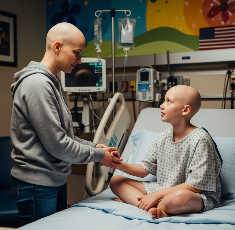 J'ai vendu mon alliance et je me suis rasé la tête pour la chimiothérapie de ma fille de 9 ans — mais le mot qu'elle a utilisé pour se décrire me hante encore.