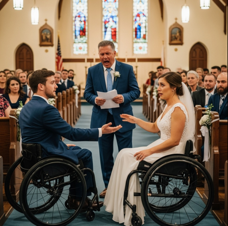 Mon père s'est levé dans une église de l'Ohio et a interrompu mon mariage quelques secondes avant le « oui » — Ce qu'il a révélé sur le premier mariage secret de mon époux a tout changé.