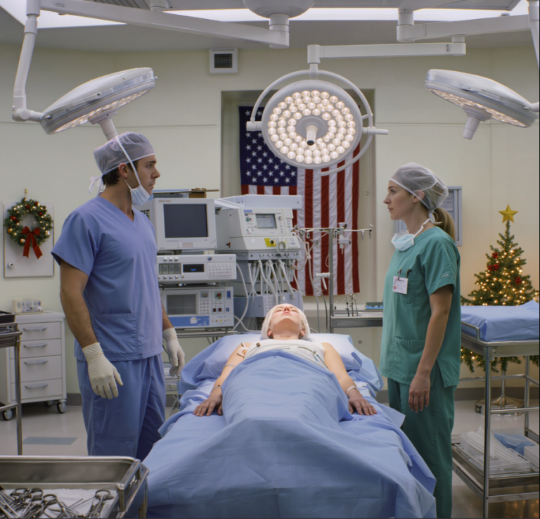 « C’est ma femme ! » hurla le chirurgien. Mais l’infirmière que tout le monde ignorait lui sauva la vie. Les portes des urgences s’ouvrirent brusquement et le brancard arriva.