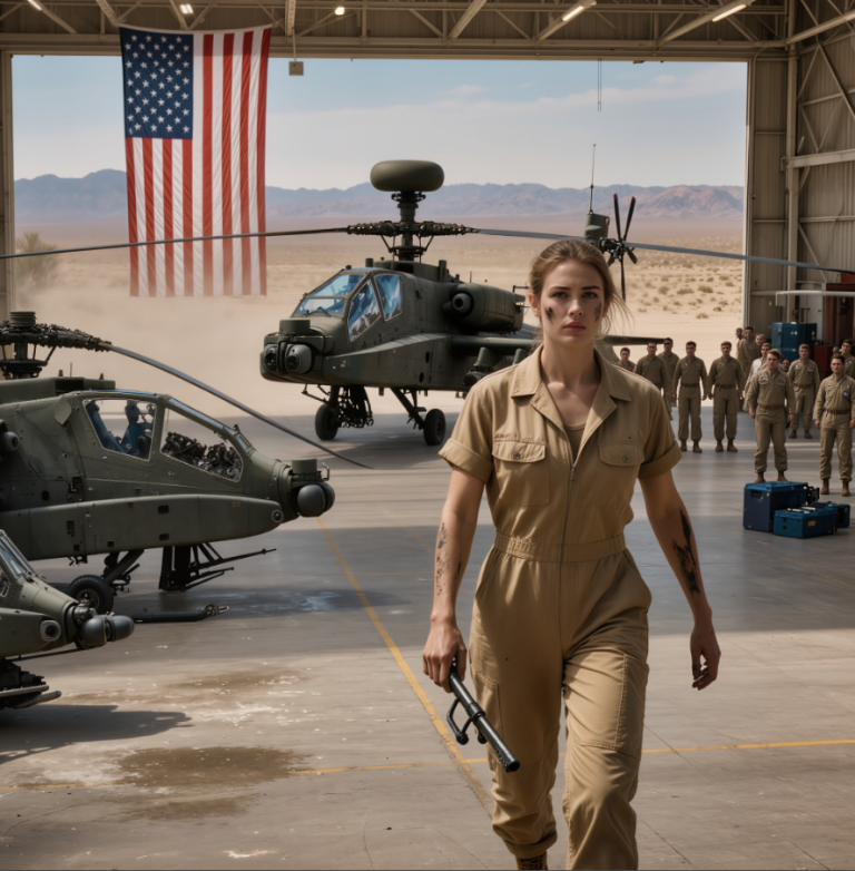 « Un pilote d’Apache sur la base ? » — Silence… jusqu’à ce que le mécanicien s’avance. Des mortiers pilonnaient…