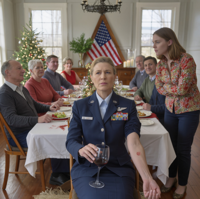 Au dîner familial, ma main a tremblé. J'ai renversé le vin. Ma belle-sœur a poussé un cri d'effroi. « Déjà à midi, tu bois ? Tu es dans un sale état. » J'ai retroussé ma manche et montré la cicatrice sur mon bras, souvenir de Kandahar. « C'est une lésion nerveuse, Karen. » « À force de sauver des vies. » Un silence de mort s'est abattu sur la pièce.