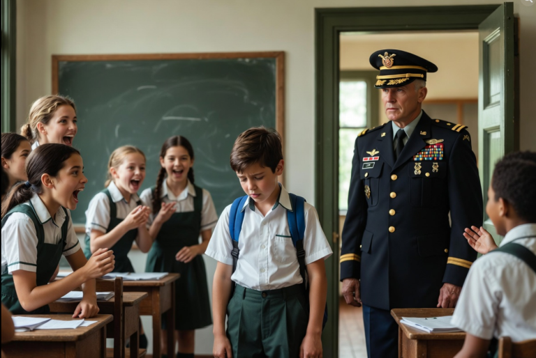 Au beau milieu du cours, le garçon devint la cible des rires de tous, mais ce qui se passa ensuite les choqua tous.