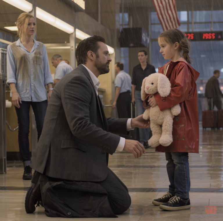 « Monsieur, ma mère pleure dans les toilettes » — le PDG est intervenu et a fait quelque chose d'inattendu : toute la gare était bruyante à cause des retards et des plaintes en ce sous un après-midi pluvieux, mais une petite voix au guichet l'a fait s'arrêter et formuler discrètement une proposition qui allait changer tout un hiver pour une mère et sa petite fille.