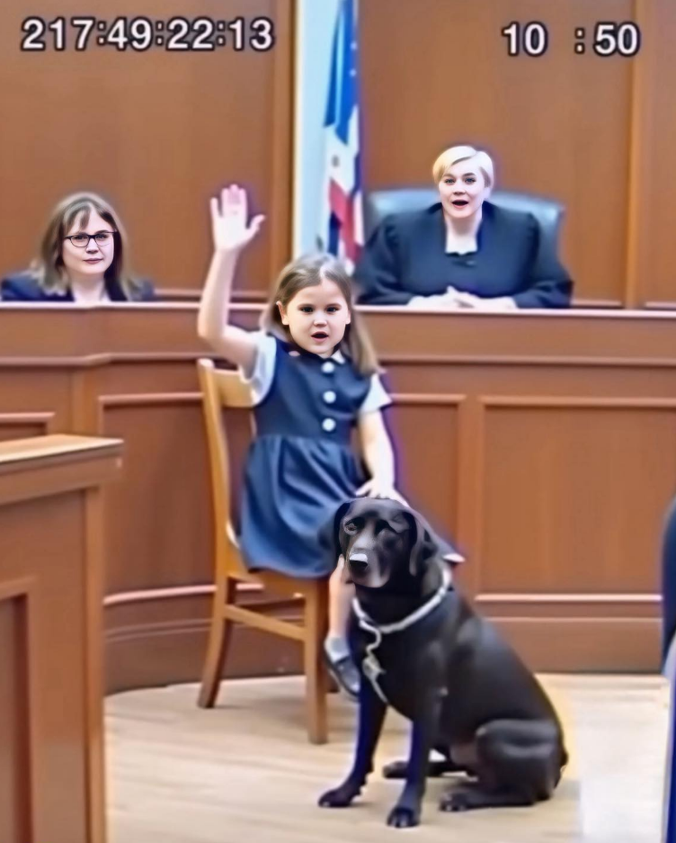 Elle n’avait pas voix au chapitre au tribunal – jusqu’à ce que son chien lui en donne une